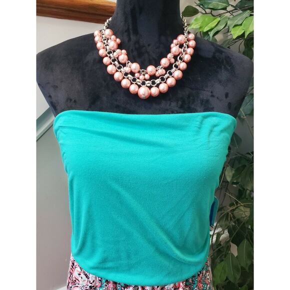 Just Be Women's Multicolor Floral Polyester Off the Shoulder Long Maxi Dress 2X - Picture 2 of 12